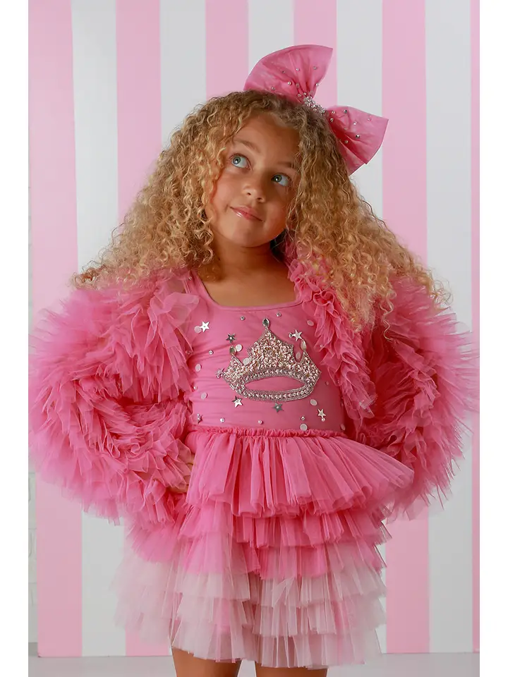 Hot Pink Ruffle Jacket